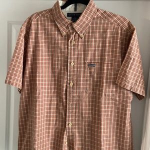Tommy Hilfiger size L mens shirt sleeve button down shirt